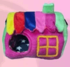 Sugar Glider House No6 - บ้านชูการ์ไกลเดอร์ ทรงบ้านปล่องไฟ (45406)