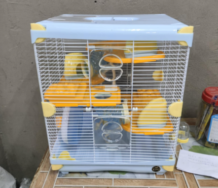 กรงแฮมสเตอร์ 13447 Kiao Hamster Cage 618H - กรงแฮมสเตอร์ พร้อมอุปกรณ์ (34.5x26.5x42.5cm)