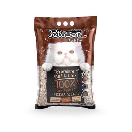 Pettosan Premium - ทรายแมวภูเขาไฟกลิ่นมอคค่า 12L (50267)