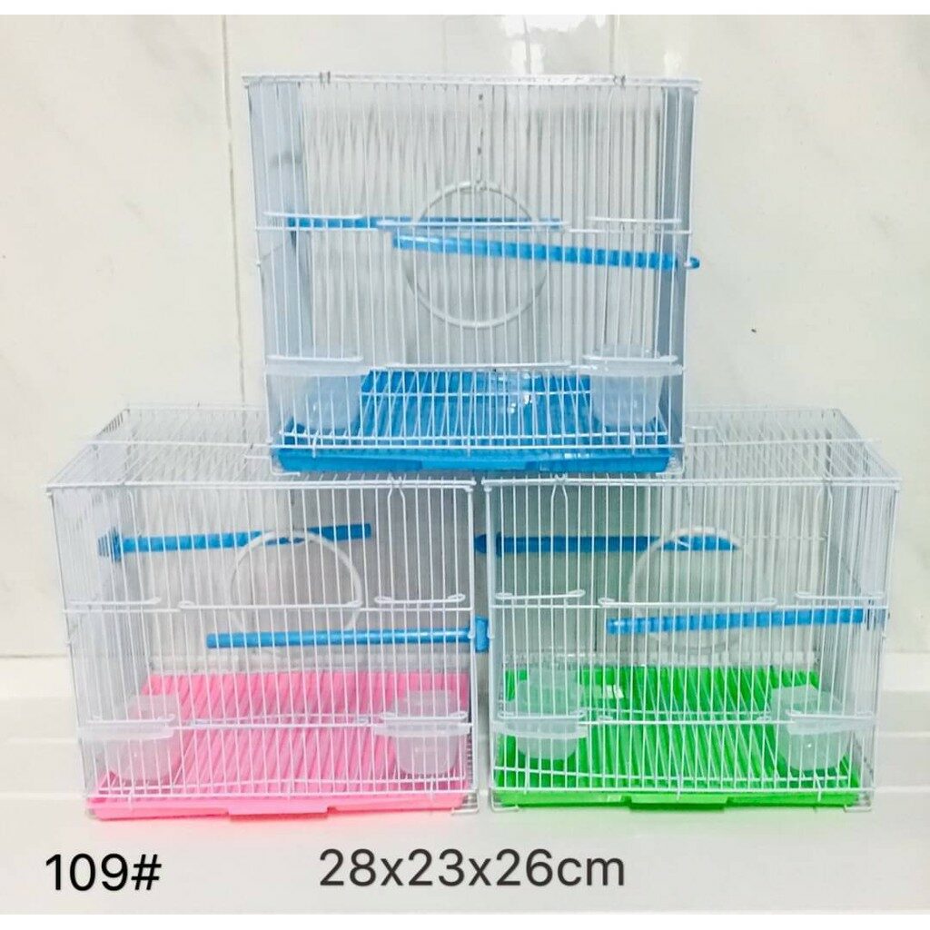พบคำแนะนำในการเลือกกรงนกที่สมบูรณ์แบบ 9 KIAO 109 Bird Cage - กรงนกสี่เหลี่ยมพร้อมอุปกรณ์ (28x23x26cm) (51189)