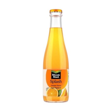 MINUTE MAID SPLASH - มินิทเมดสแปลชน้ำส้ม ขวดแก้ว 250ml (48165)