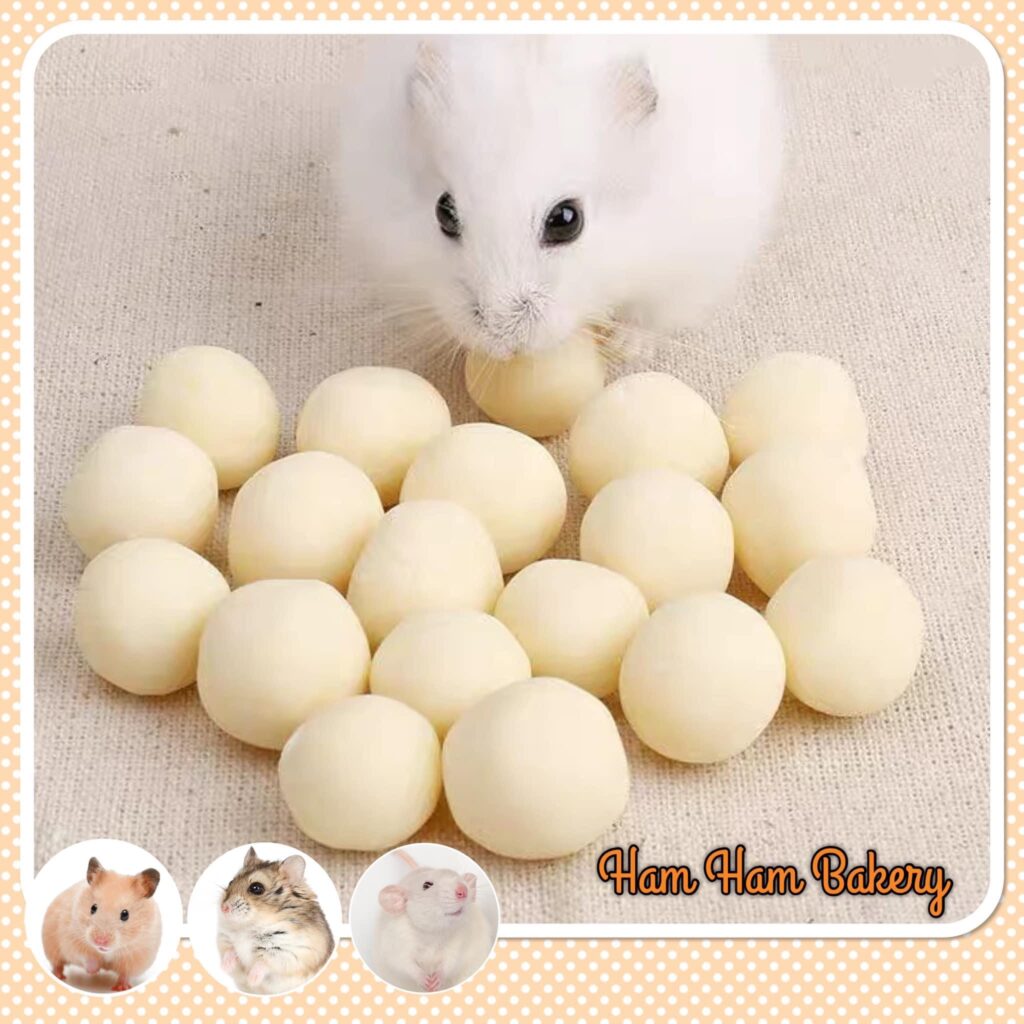 พบคำแนะนำในการเลือกกรงนกที่สมบูรณ์แบบ 8 Ham Ham Bakery Goat Milk Ball - ขนมสัตว์เลี้ยง นมแพะบอล 30g (50201)