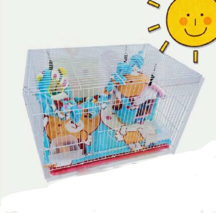 SOOS Sugar Glider Cage Kiao109 - กรงชูก้าร์ไกลเดอร์เช็ต 4ชิ้นพร้อมอุปกรณ์ (28x23x26cm) (53011)