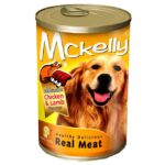 SOOS Mckelly Real Meat Dog Food Chicken + Lamb Flavor – อาหารสุนัขแบบกระป๋องรสไก่ + แกะ 400g (54562)