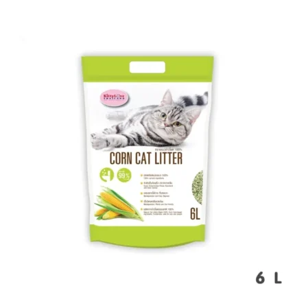 TBD Kitty Love Corn Cat Litter - ทรายแมวข้าวโพด 100% 6L (55450)
