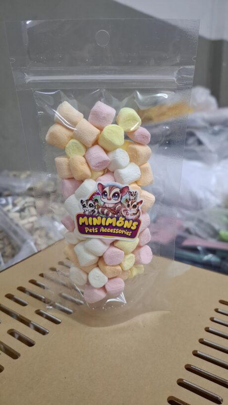 Minimons - มาร์ชเมลโล่ หลากสี ซองใหญ่ 60G