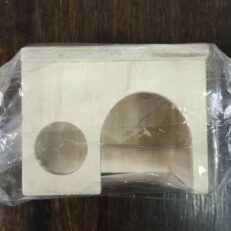 Wooden Hamster House - บ้านไม้แฮมสเตอร์ ไม่มีหลังคา (46830)