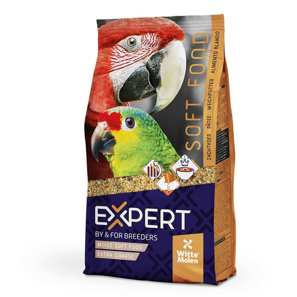 Expert Soft Food Extra Coarse - อาหารไข่ผงชนิดหยาบสำหรับนกปากขอ นกใหญ่ 403 1kg (53141)