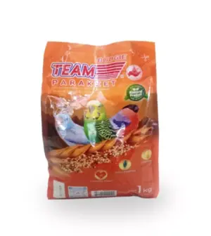 ส้ม Team Budgie - อาหารนกหงษ์หยก 1Kg (53400)