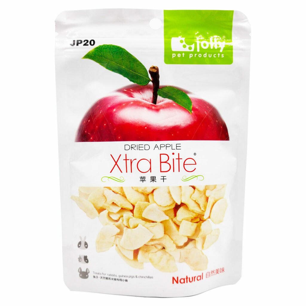 Jolly Xtra Bite Dried Apple JP20 - แอปเปิ้ลอบแห้ง ขนมสัตว์เลี้ยง 25g (64112)