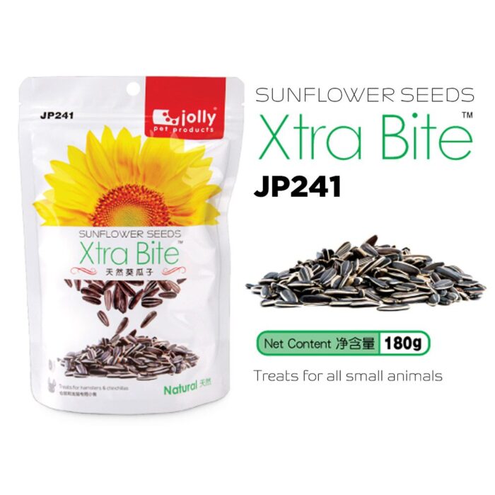 พบคำแนะนำในการเลือกกรงนกที่สมบูรณ์แบบ 8 Jolly Xtra Bite Sunflower Seeds JP241 - เมล็ดทานตะวัน ขนมสัตว์เลี้ยง 180g (64131)