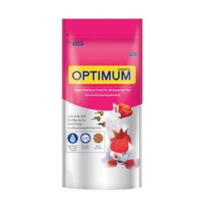 64175 Optimum Spirulina - ออพติมั่มอาหารปลาเม็ดเล็กสีชมพู 100g (64175)