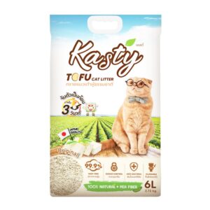 Kasty Original Tofu Cat Litter - ทรายแมวเต้าหู้ธรรมชาติกลิ่นดั้งเดิม 6L (63553)