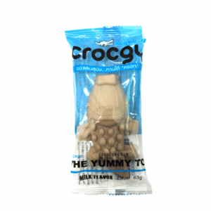 CROCGY MILK Crocgy The Yummy Toy Milk S - ขนมขัดฟันรูปจระเข้รสนม 18G (58028)