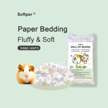 TBD Senmu Cat Small Pet Bedding - เยื่อกระดาษรองกรง กระดาษฝ้าย 100% 450g (63623)