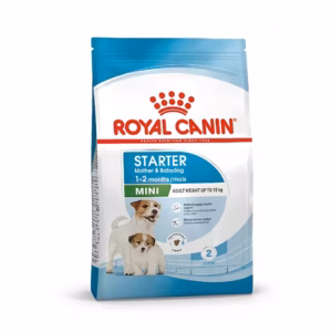 อาหารสุนัข 61061 Royal Canin Mini Starter Mother & Baby Dog 1-2 Month - อาหารสุนัขสำหรับแม่สุนัขและลูกสุนัขแรกเกิด 1-2 เดือน 1kg