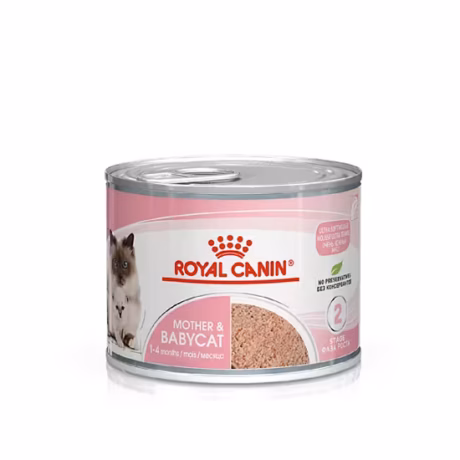 Royal Canin Mother & Babycat Can - อาหารลูกแมวกระป๋อง 1-4 เดือนและแม่แมวช่วงตั้งท้อง 195g