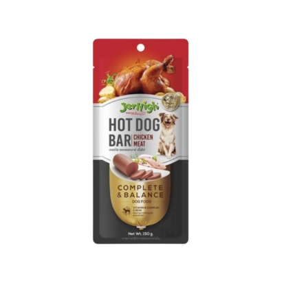 Jerhigh Hotdog Bar - ไส้กรอกรสเนื้อไก่ 150g (56813)