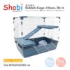 Shobi R2-2 1 Shobi R2-2 Rabbit Cage - กรงกระต่าย3ชั้นพร้อมอุปกรณ์ (75x40x65cm) (62089)