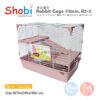 Shobi R2-2 Shobi R2-2 Rabbit Cage - กรงกระต่าย3ชั้นพร้อมอุปกรณ์ (75x40x65cm) (62089)