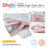 Shobi R2-2 2 Shobi R2-2 Rabbit Cage - กรงกระต่าย3ชั้นพร้อมอุปกรณ์ (75x40x65cm) (62089)