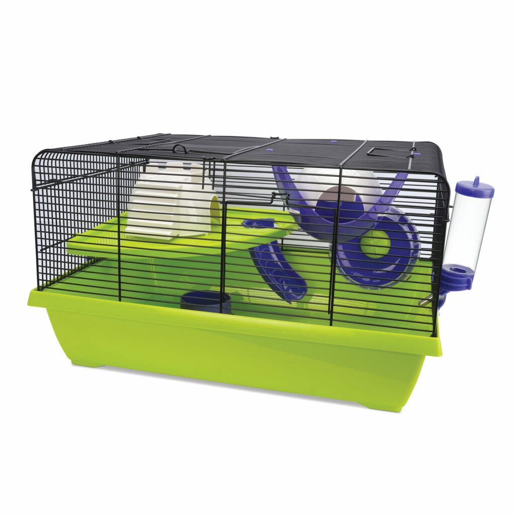 พบคำแนะนำในการเลือกกรงนกที่สมบูรณ์แบบ 9 KIAO Hamster Cage No.37002 - กรงแฮมสเตอร์ 2ชั้นพร้อมอุปกรณ์ (51x36.5x29cm) (69281)
