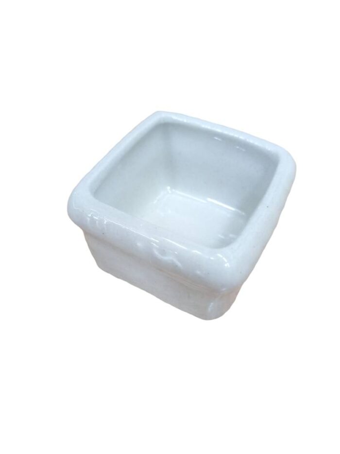 JSM Ceramic - ถ้วยเซรามิครูปสี่เหลี่ยม (2x4cm) (66823)