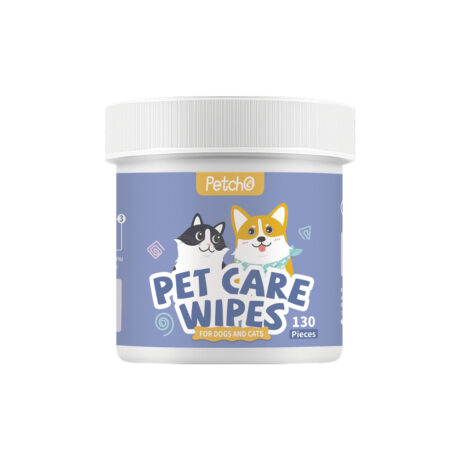 Petcho Pet Care Wipes 100 Sheets - ผ้าเช็ดทำความสะอาดสำหรับสัตว์เลี้ยง 200 ชิ้น (71412)