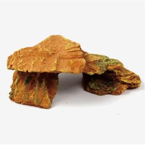 REPTILE CAVE2 Reptile Cave Basking Spot - ชั้นหินอาบแดดเรซิ่นขนาดใหญ่ (26x10x11cm) (299066)