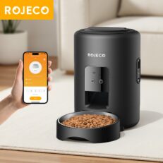 ROJECTO Pet Automatic Feeder 2L Model : PAF-186b-WiFi - เครื่องให้อาหารอัตโนมัติด้วย WiFi ขนาด 2 ลิตร (68455)
