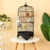 kiao-bird-cage-9030-2 KIAO Bird Cage 9030 - กรงนก ทรงกลม พร้อมอุปกรณ์ ขนาด (Ø33.5x73cm) (066879)