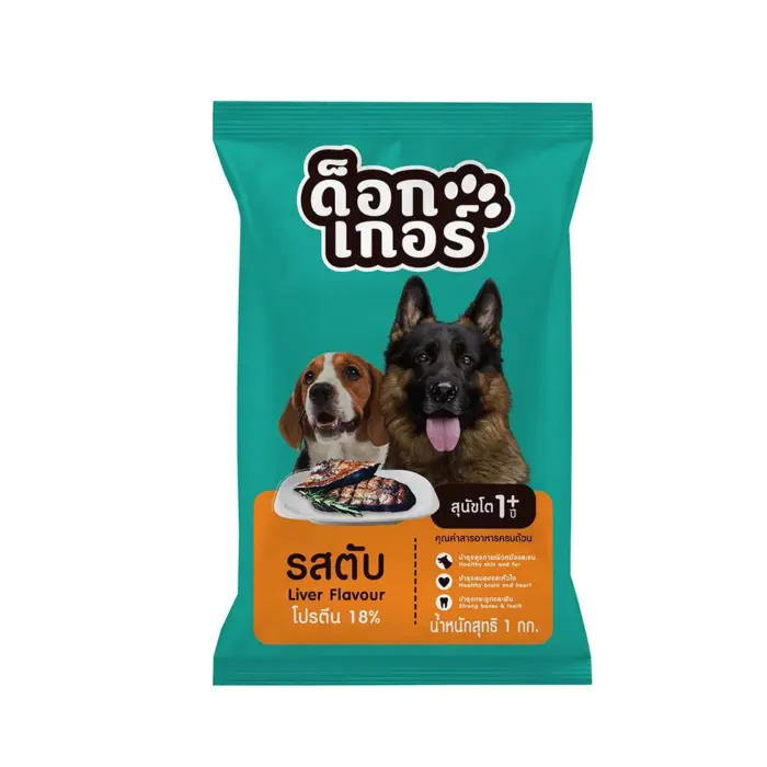 ตับ Dogger Dog Food - ด็อกเกอร์ อาหารสุนัขโต 1ปี+ รสตับ 1kg (071921)