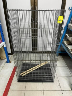 293347434_1068845830723542_1679082239765984465_n KIAO Bird Cage - กรงนกแก้ว นกกระตั้ว - ใหญ่ (90x65x155cm) (078396)