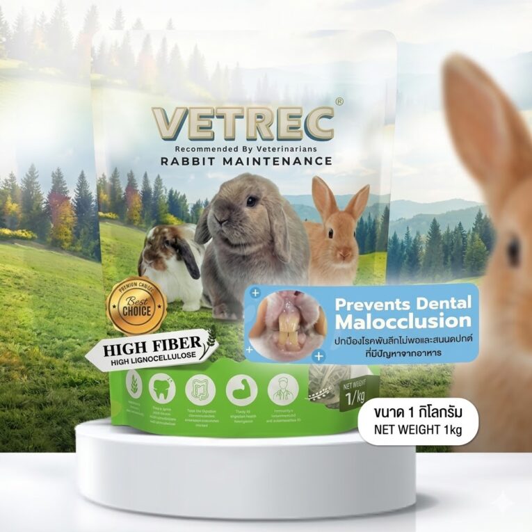 VETREC Rabbit Maintenance Prevents Dental Malocclusion 1kg