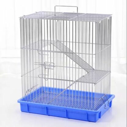 พบคำแนะนำในการเลือกกรงนกที่สมบูรณ์แบบ 8 SOOS KIAO C1 Pet Cage - กรงสำหรับสัตว์เลี้ยง 3 ชั้น (55x37x68cm) (81928)