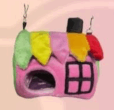 Sugar Glider House No5 - บ้านชูการ์ไกลเดอร์ ทรงบ้านปล่องไฟ (84444)