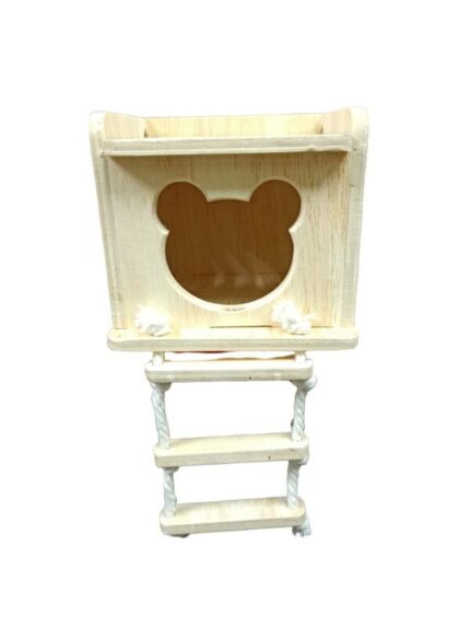 Wooden House - บ้านไม้แบบแขวน พร้อมสะพานปีนป่าย (172423)