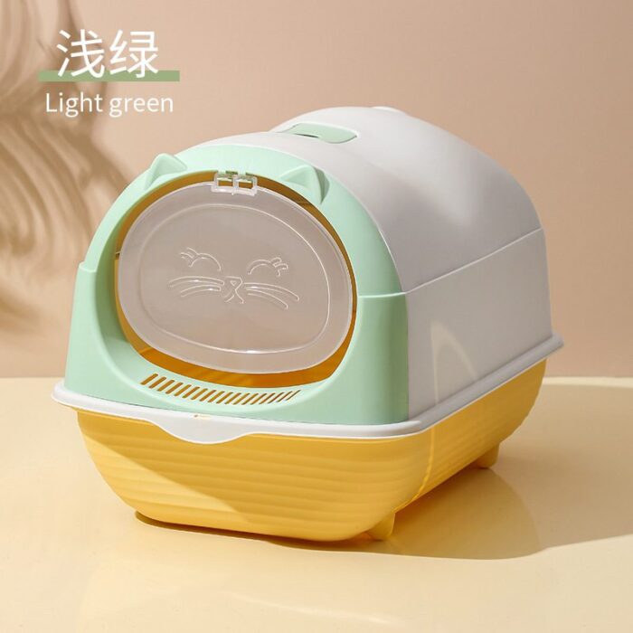 พบคำแนะนำในการเลือกกรงนกที่สมบูรณ์แบบ 7 Cat Litter Box - ห้องน้ำแมวมีหูพร้อมที่ตัก (34x41x34cm) (172760)