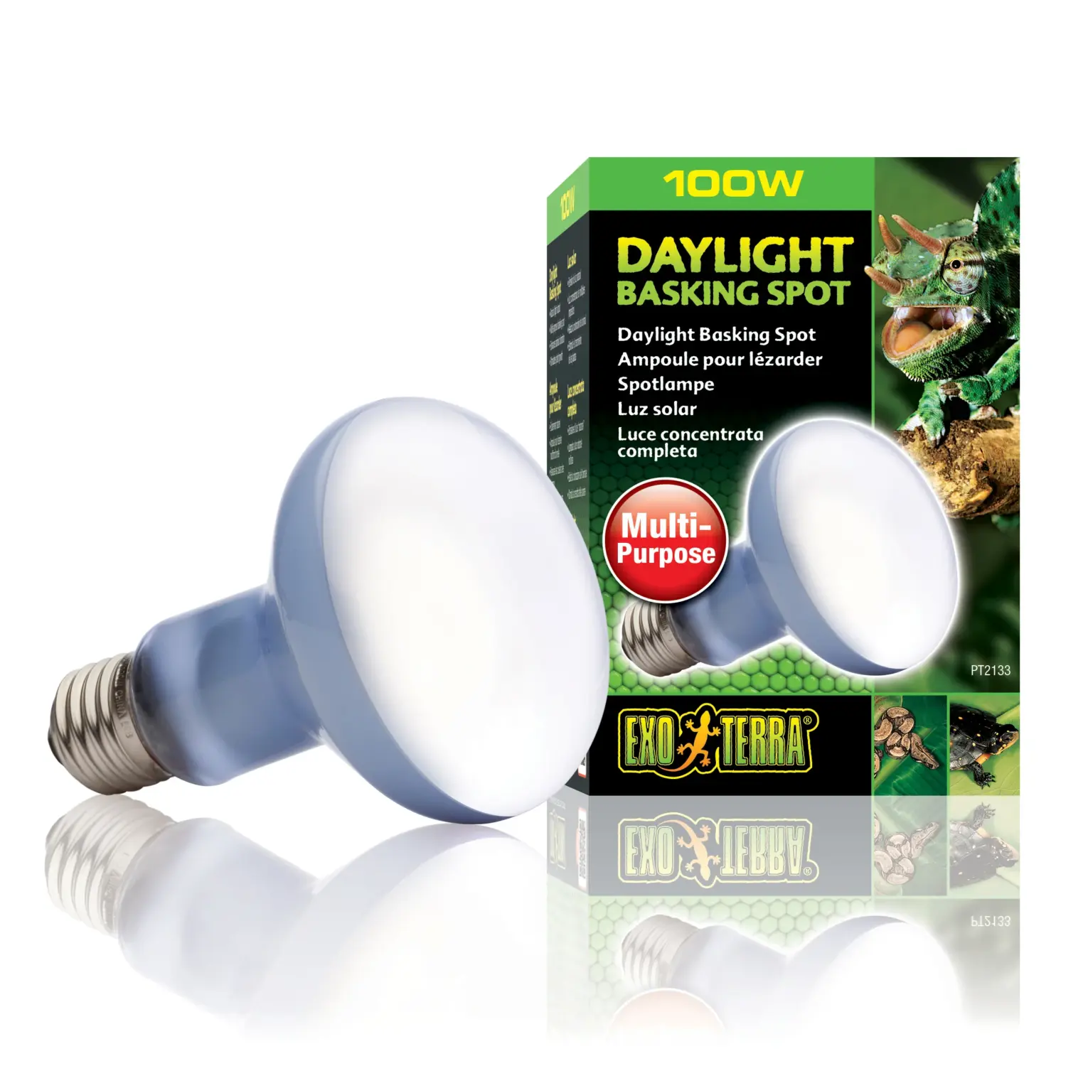 พบคำแนะนำในการเลือกกรงนกที่สมบูรณ์แบบ 9 Exo Terra Daylight Basking Spot UVA 100W