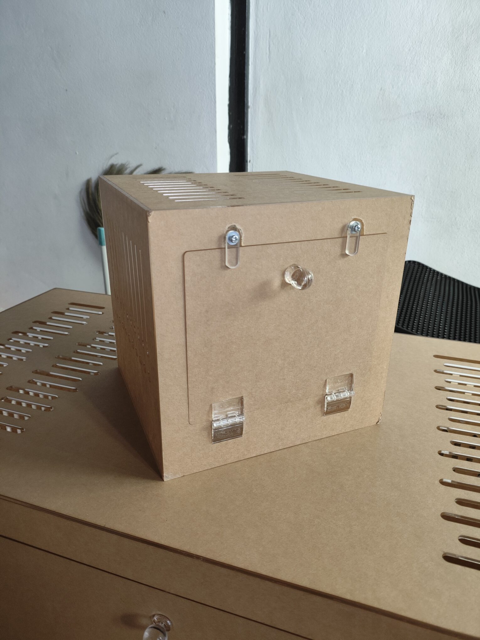 พบคำแนะนำในการเลือกกรงนกที่สมบูรณ์แบบ 9 Clear Acrylic Cage - กรงอะคริลิคใส (20x20x20cm)(402404)
