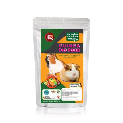 Pet Heng Guinea Pig Food Mixed Fruit – อาหารหนูแกสบี้ หนูตะเภาทุกสายพันธุ์ รสผลไม้รวม 180g (172363)
