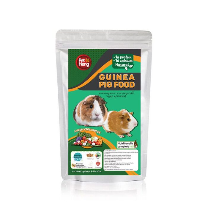 Pet Heng Guinea Pig Food Mixed Vegetables - อาหารหนูแกสบี้ หนูตะเภาทุกสายพันธุ์ รสผักรวม 180g (172361)