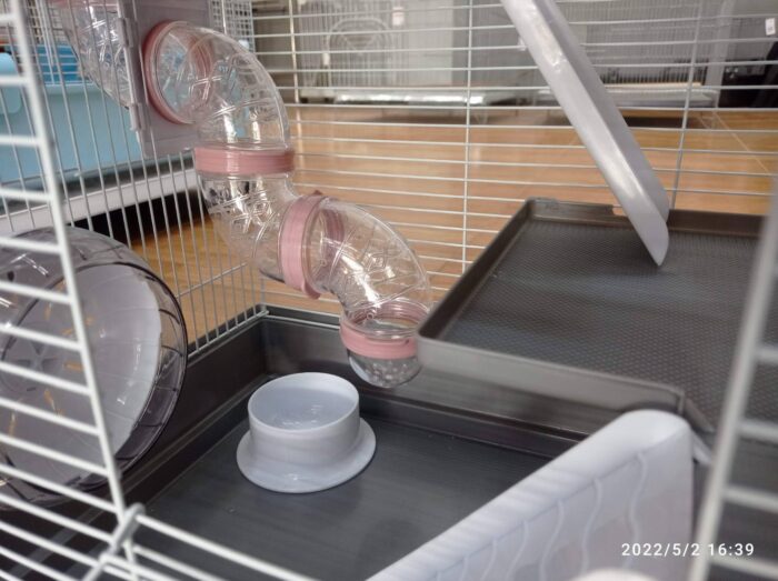 236141-5 KIAO Hamster Cage 511DB - กรงแฮมเตอร์ 4ชั้นพร้อมอุปกรณ์ (55x30x70cm) (236141)