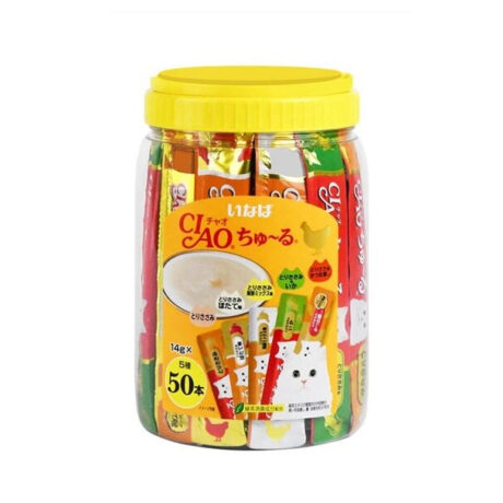 Ciao Churu Chicken Variety TSC-12T - ขนมแมวเลียรวมรสไก่ 700g