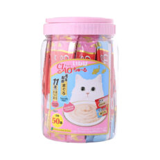 Ciao Churu Collagen and Fiber TSC-14T - ขนมแมวเลียรวมรสคอลลาเจน+ไฟเบอร์ 700g (50ซอง/กระปุก)