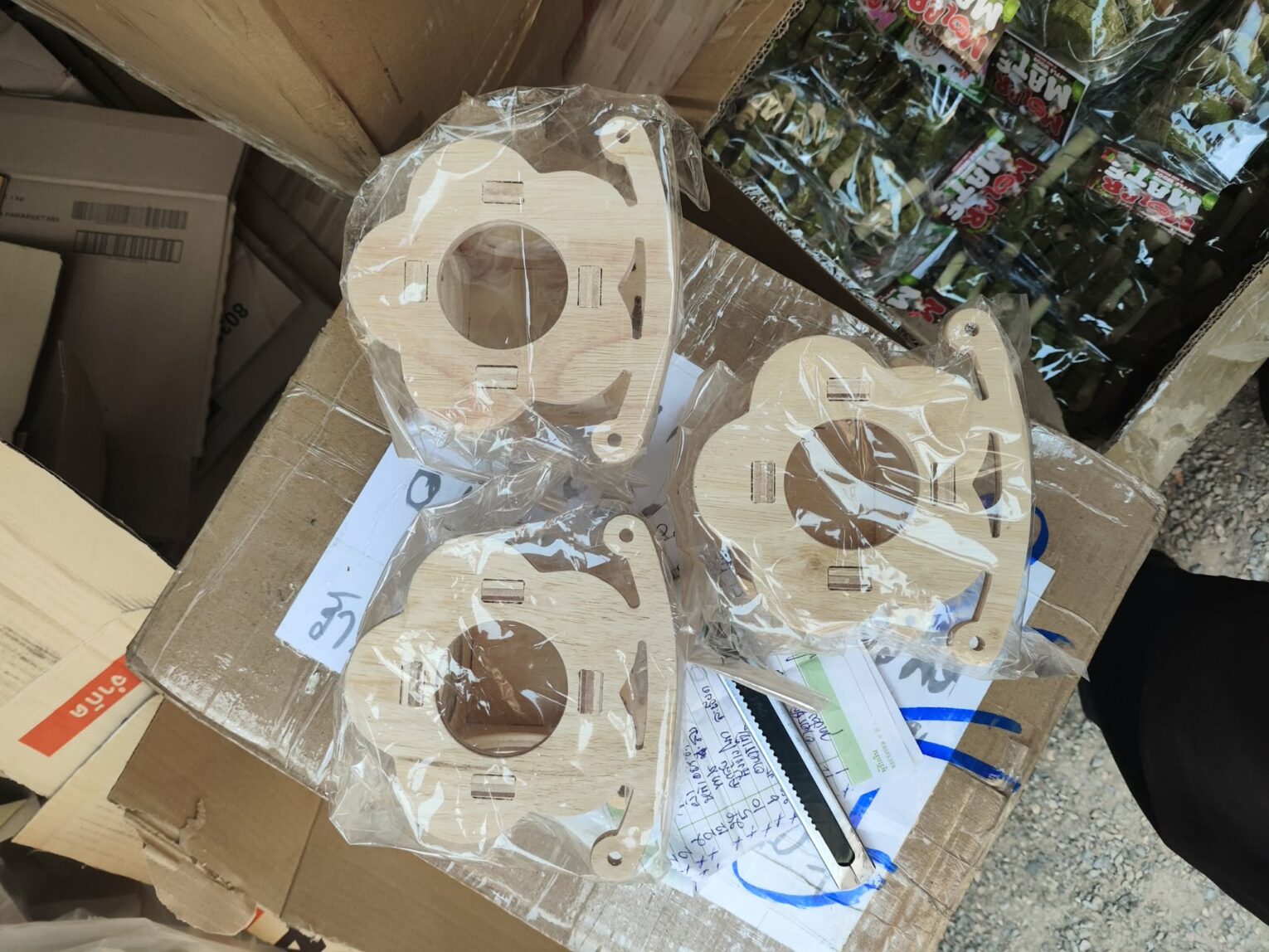 Wooden Hamster House - บ้านไม้แฮมสเตอร์ รูปทรงดอกไม้ (239038)