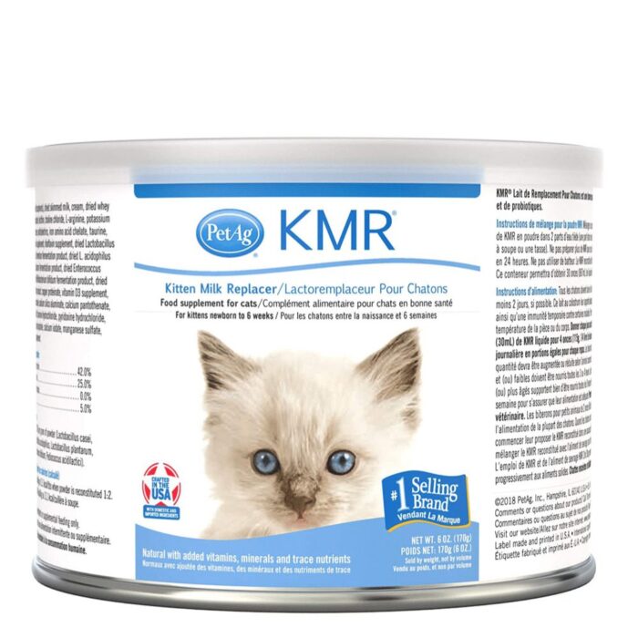 Pet Ag KMR Kitten Milk Replacer - นมผงสำหรับลูกแมวแรกเกิด 170g (246206)