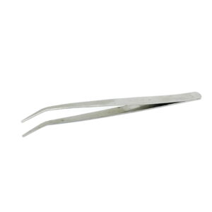 Pliers Forceps Stainless Pliers - ที่คีบอาหารสัตว์เลื้อยคลาน สแตนเลส แบบปากงอขนาด 12cm (15717)