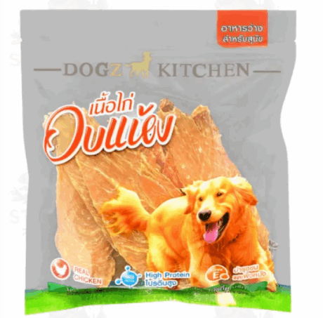 SOOS Dogz Kltchen Dog Treats JHA02 - ขนมสุนัข เนื้อไก่กรอบ 220g (43809)