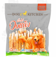 Dogz Kltchen Dog Treats JHA05 - ขนมสุนัข เนื้อไก่พันแท่งนมหยัก 380g (12362)